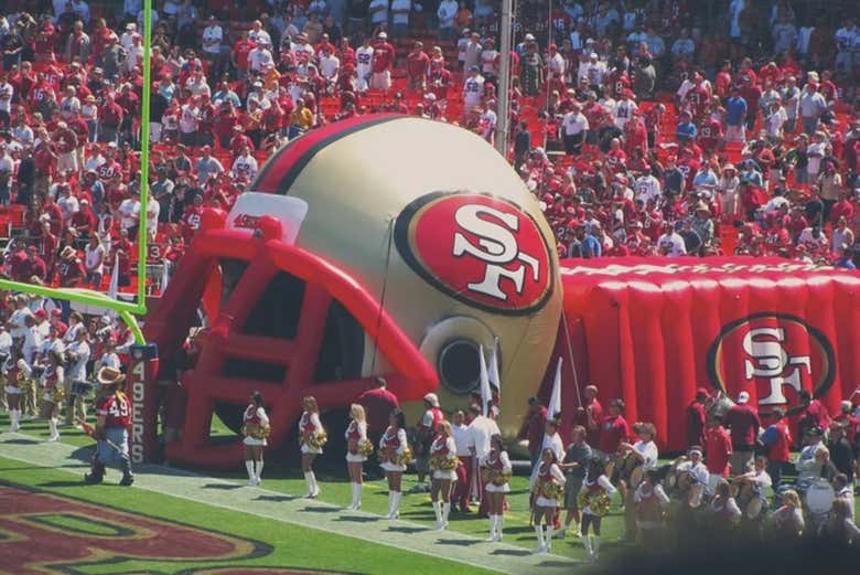 Ambiente de un partido de los San Francisco 49ers