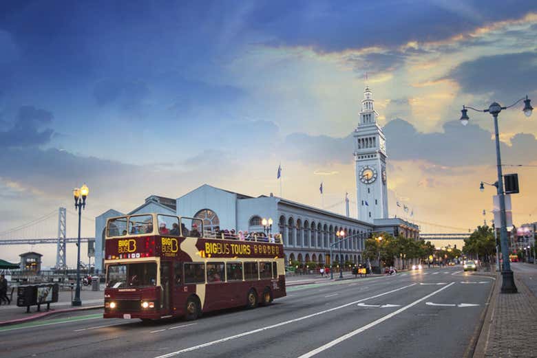 El autobús en el que pasearemos por San Francisco